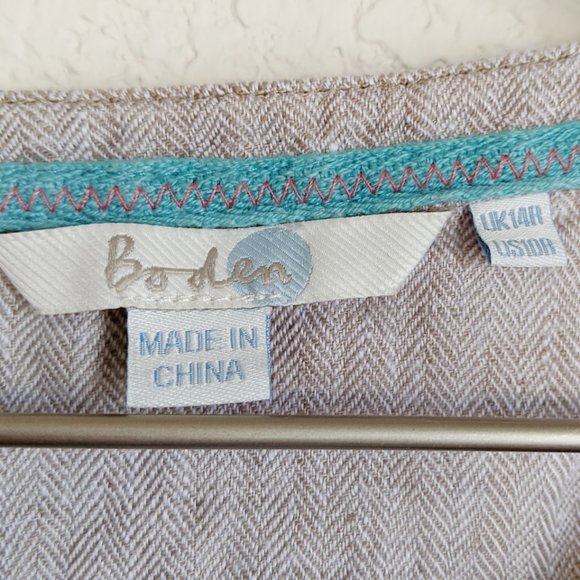 Boden Linen Weekender Dress - Picture 3 of 7